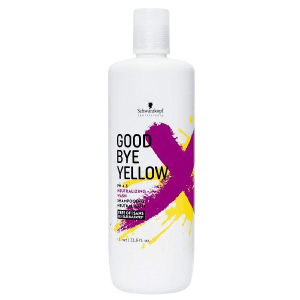 Schwarzkopf Goodbye Shampooing Neutralisant Jaune 1000 ml