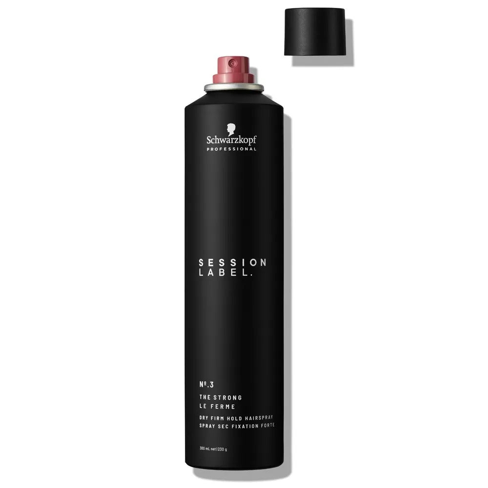 Schwarzkopf Session Label Laque Forte Tenue Sec et Ferme 300 ml