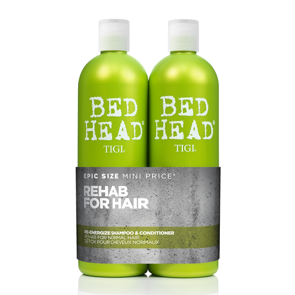 Tigi Bed Head Re-Energize Tween Duo Shampoo 750ml + Conditioner 750ml