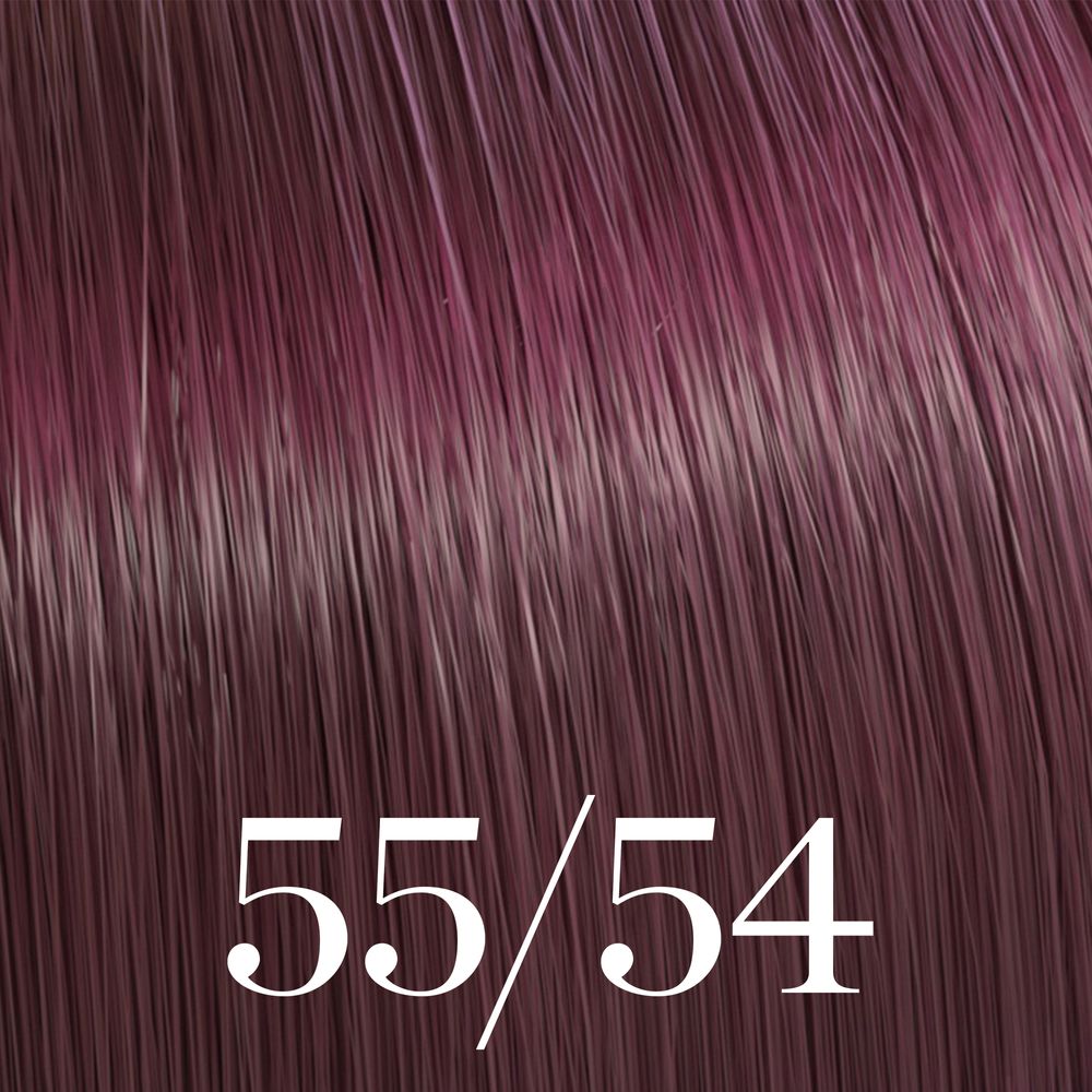 55/54 hellbraun intensiv mahagoni-rot
