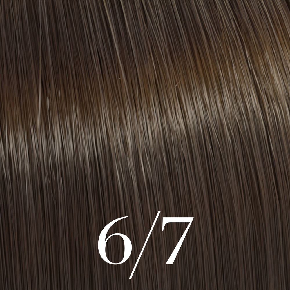 6/7 dunkelblond braun