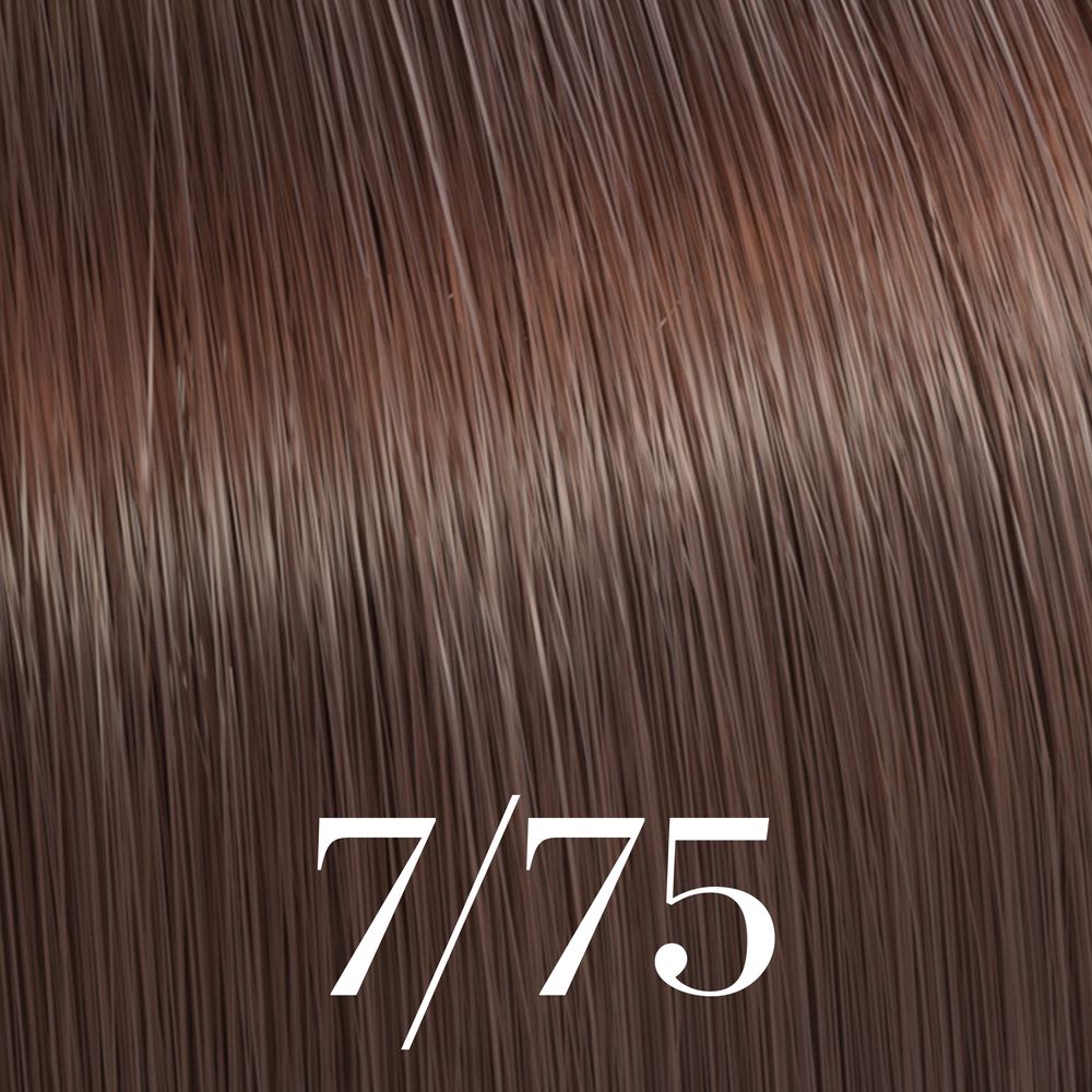 7/75 mittelblond braun-mahagoni