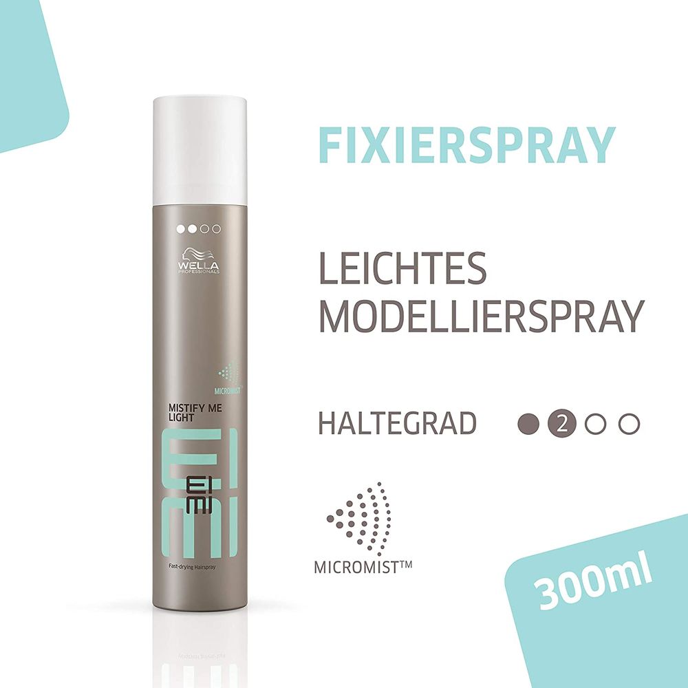Wella EIMI Mistify Me Light 300ml - instant medium hold