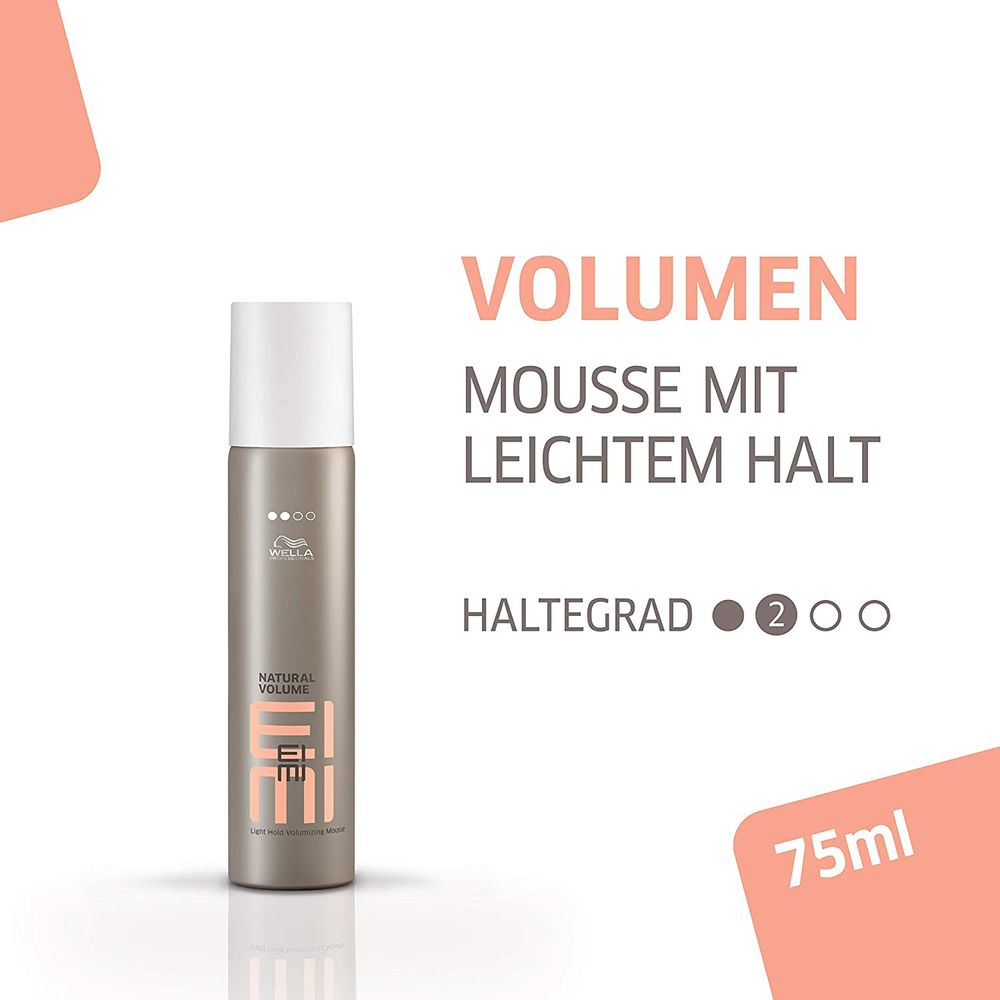 Wella EIMI Natural Volume 75ml- Volume foam light hold