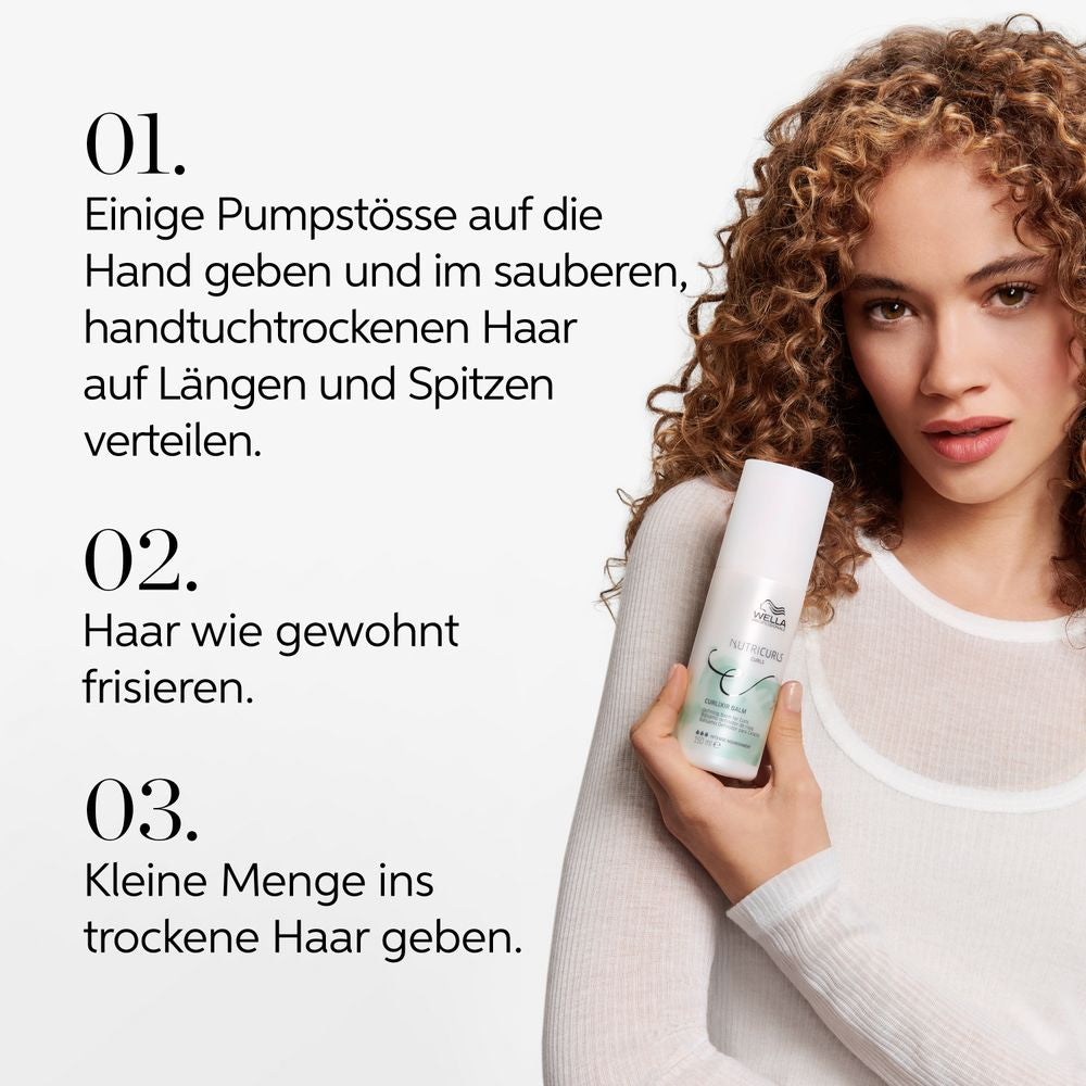 Wella Professionals NutriCurls Curlixir Balm Pflegebalsam für lockiges Haar 150 ml