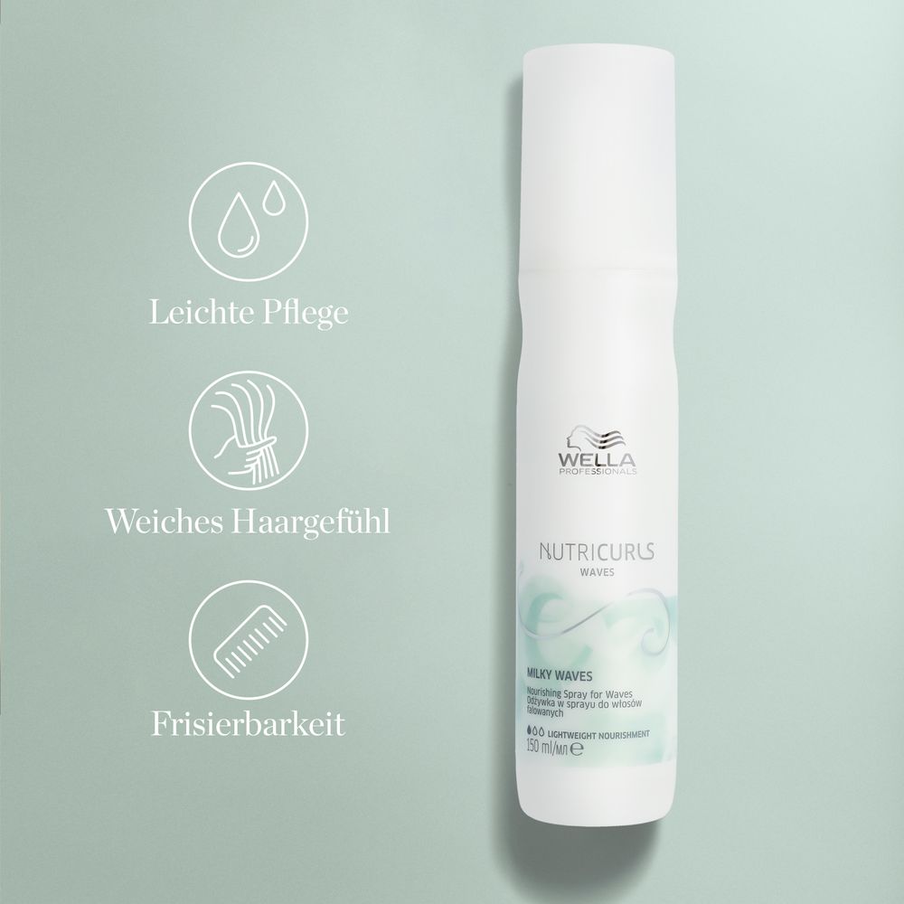 Wella Professionals Nutricurls Milky Waves Pflegespray für welliges Haar 150 ml
