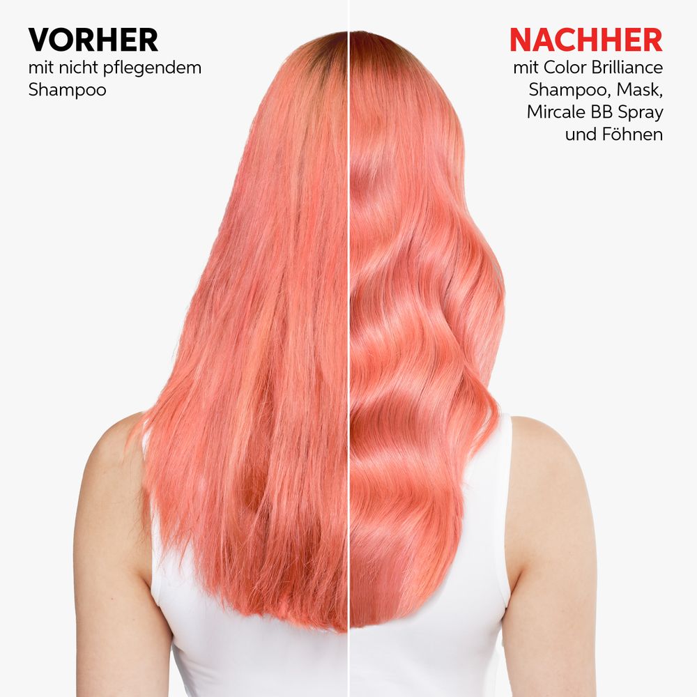 Wella Professionals Invigo Color Brilliance Geschenkset Shampoo 300 ml + Conditioner 200 ml + Mask 150 ml + Kosmetikbeutel