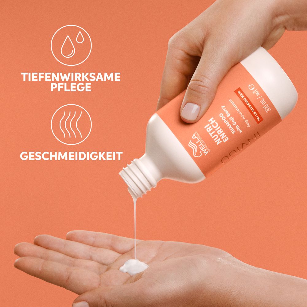 Wella Professionals Invigo Nutri-Enrich Set - Shampoo 300 ml + Conditioner 200 ml + Mask 150 ml + Kosmetikbeutel