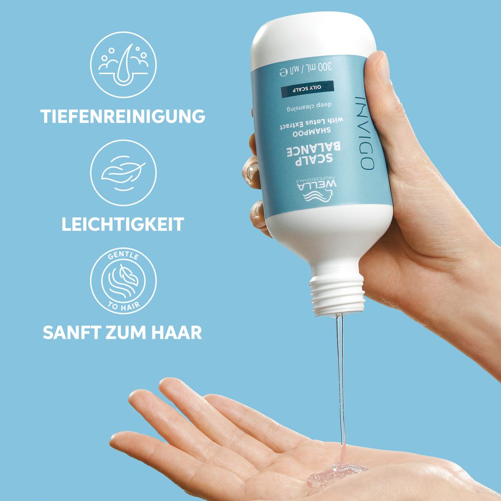 Wella Professionals Invigo Scalp Balance Pure Shampooing 300 ml - Cuir chevelu gras