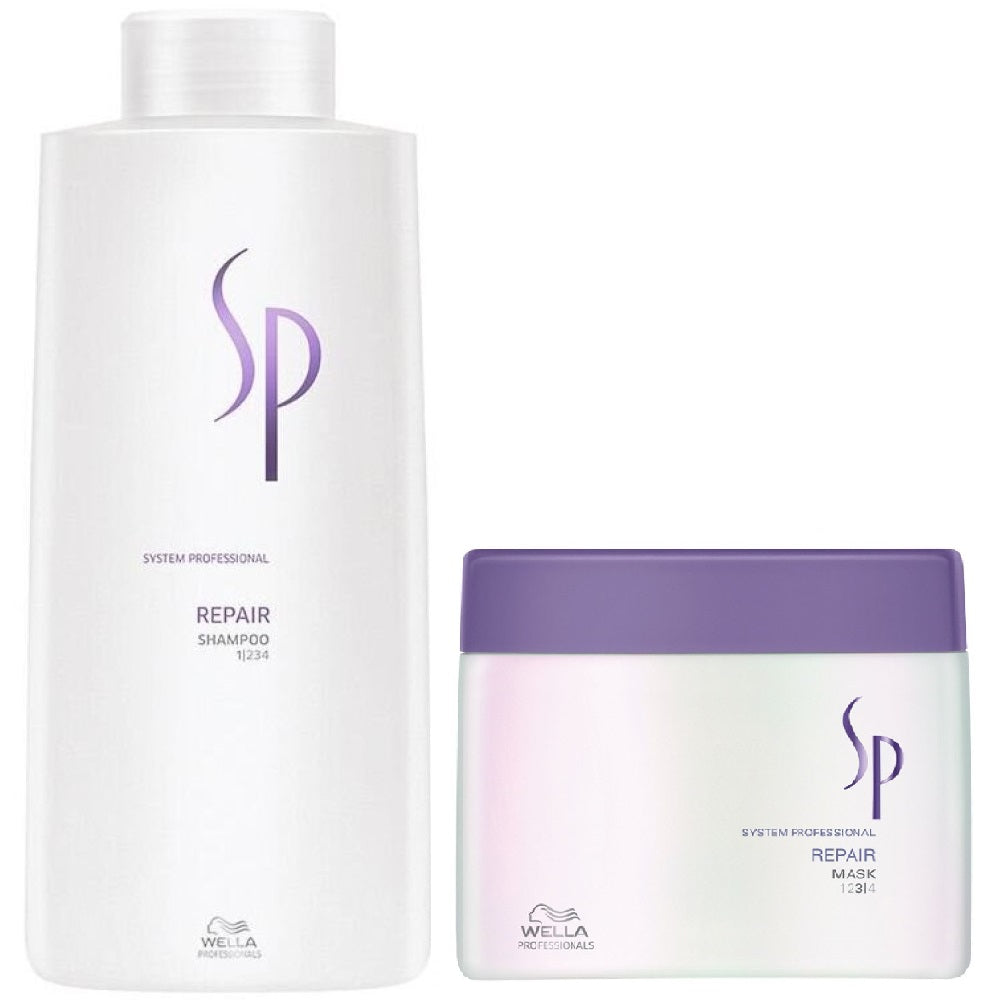 Wella SP System Professional Repair Set Shampooing 1000 ml + Masque 400 ml