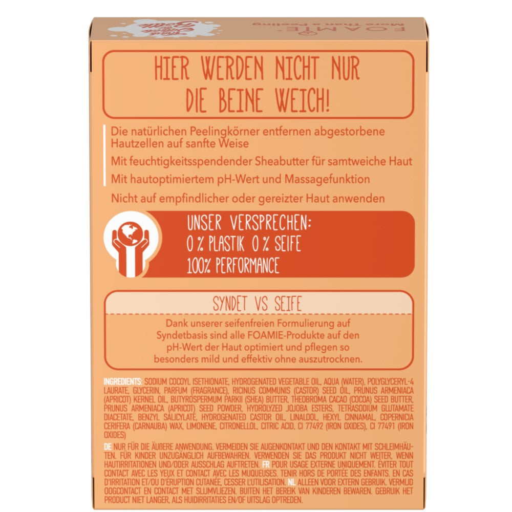 Gommage corporel solide Foamie - Plus qu'un peeling