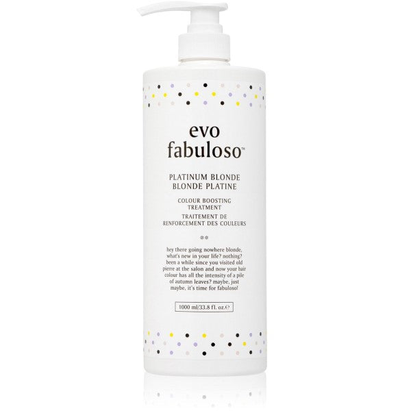 Evo Fabuloso Platinum Blonde Colour Boosting Treatment 1000 ml