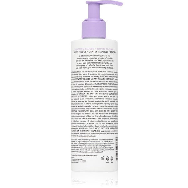 Evo Fabuloso Platinum Blonde Toning Shampoo 250 ml