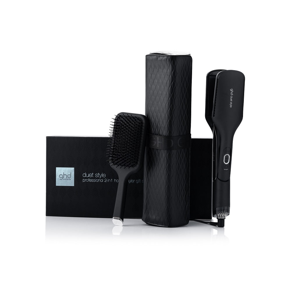 ghd duet styler Geschenkset - inklusive Paddle Brush + Tasche