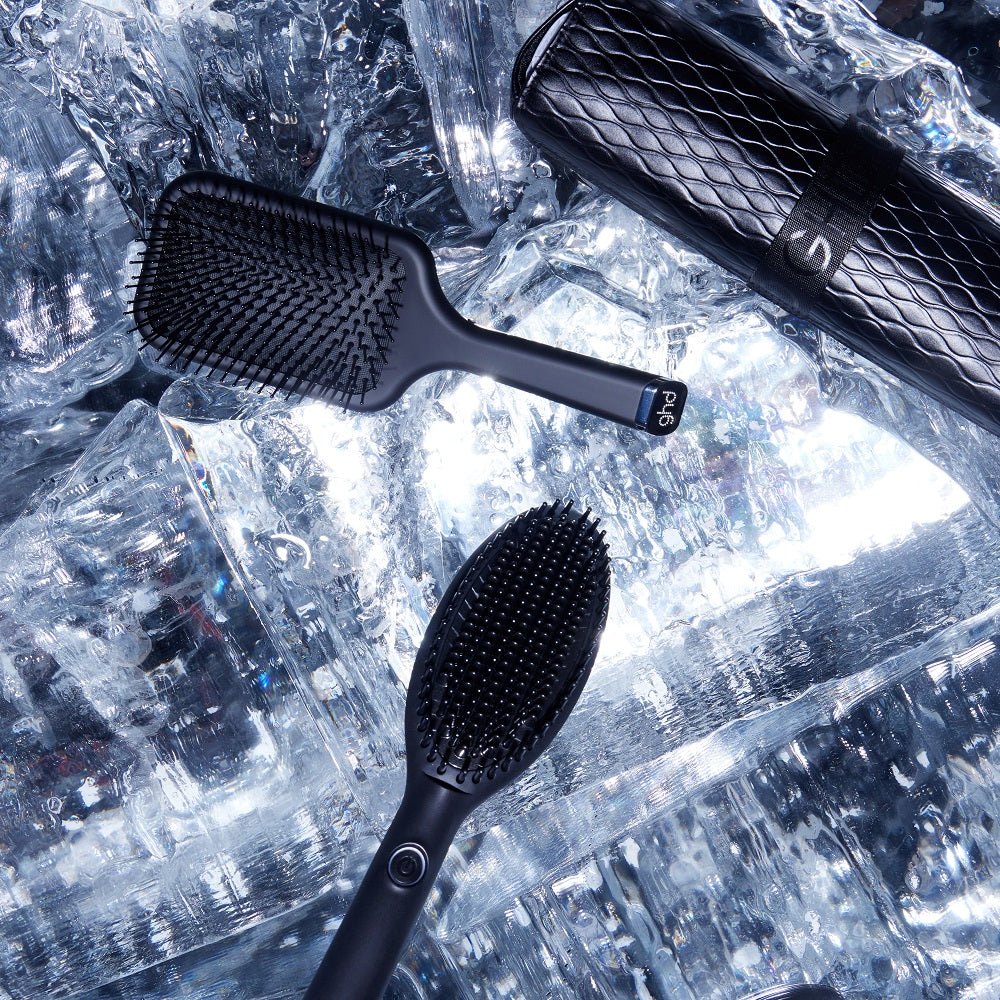 ghd glide Hot Brush - Geschenkset - inklusive Paddle Brush + Tasche