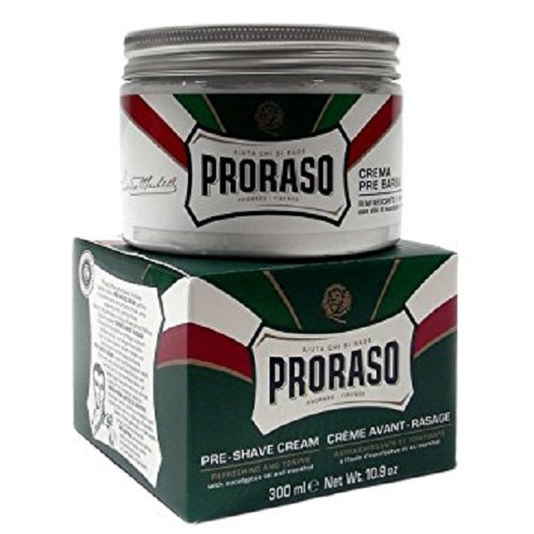 Proraso Green Pre-Shaving Cream 300ml - Crema Pre Barba