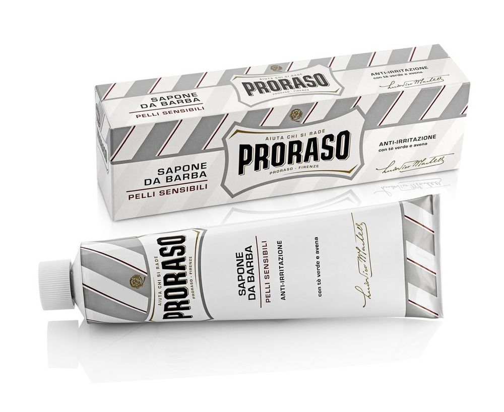 Proraso White Shaving Cream Sensitive 150ml - Sapone Da Barba