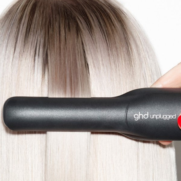 ghd unplugged styler black + free mini paddle brush