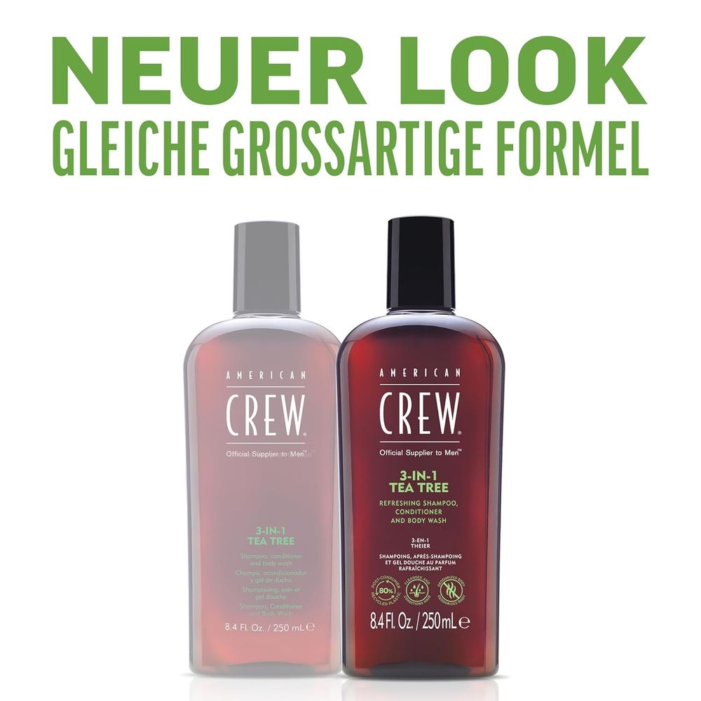 American Crew 3-in-1 Tea Tree 250ml