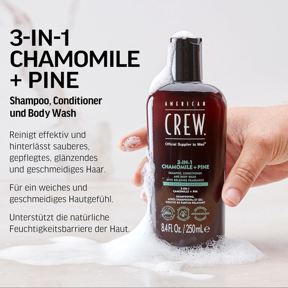 American Crew Chamomile & Pine Relaxing 3-in-1 Shampoo 250ml