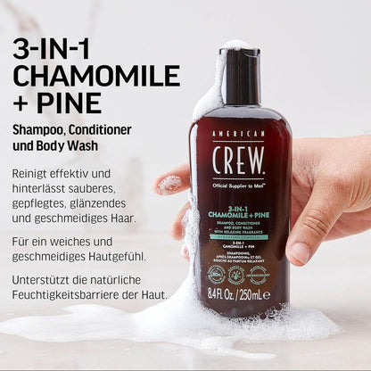 American Crew Chamomile & Pine Relaxing 3-in-1 Shampoo 250ml