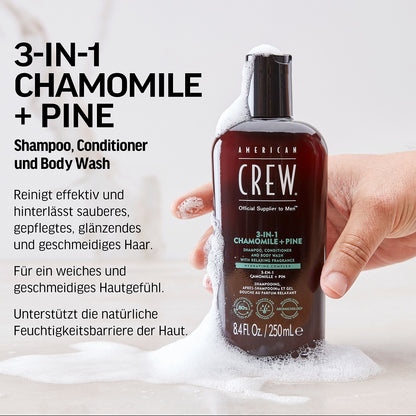 American Crew Chamomile & Pine Relaxing 3-in-1 Shampoo 450ml