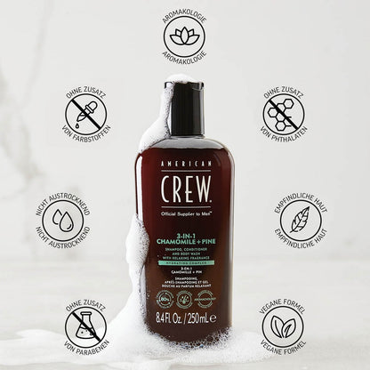 American Crew Chamomile & Pine Relaxing 3-in-1 Shampoo 1000ml