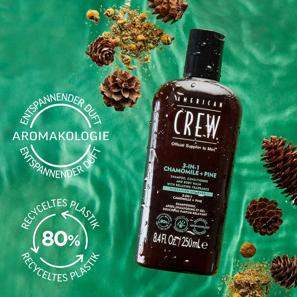 American Crew Chamomile & Pine Relaxing 3-in-1 Shampoo 1000ml