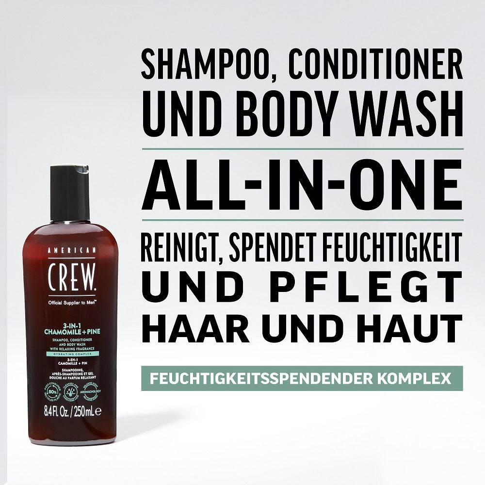 American Crew Chamomile & Pine Relaxing 3-in-1 Shampoo 1000ml