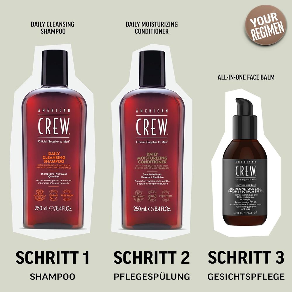 American Crew Daily Cleansing Shampoo 250ml