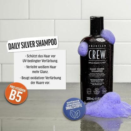 American Crew Daily Silver Shampoo 250ml
