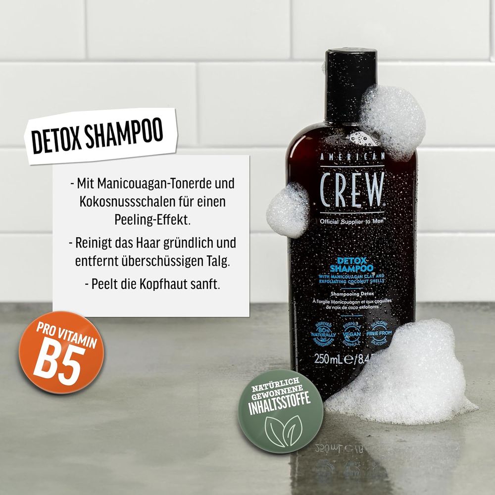 American Crew Shampooing Détox 250 ml