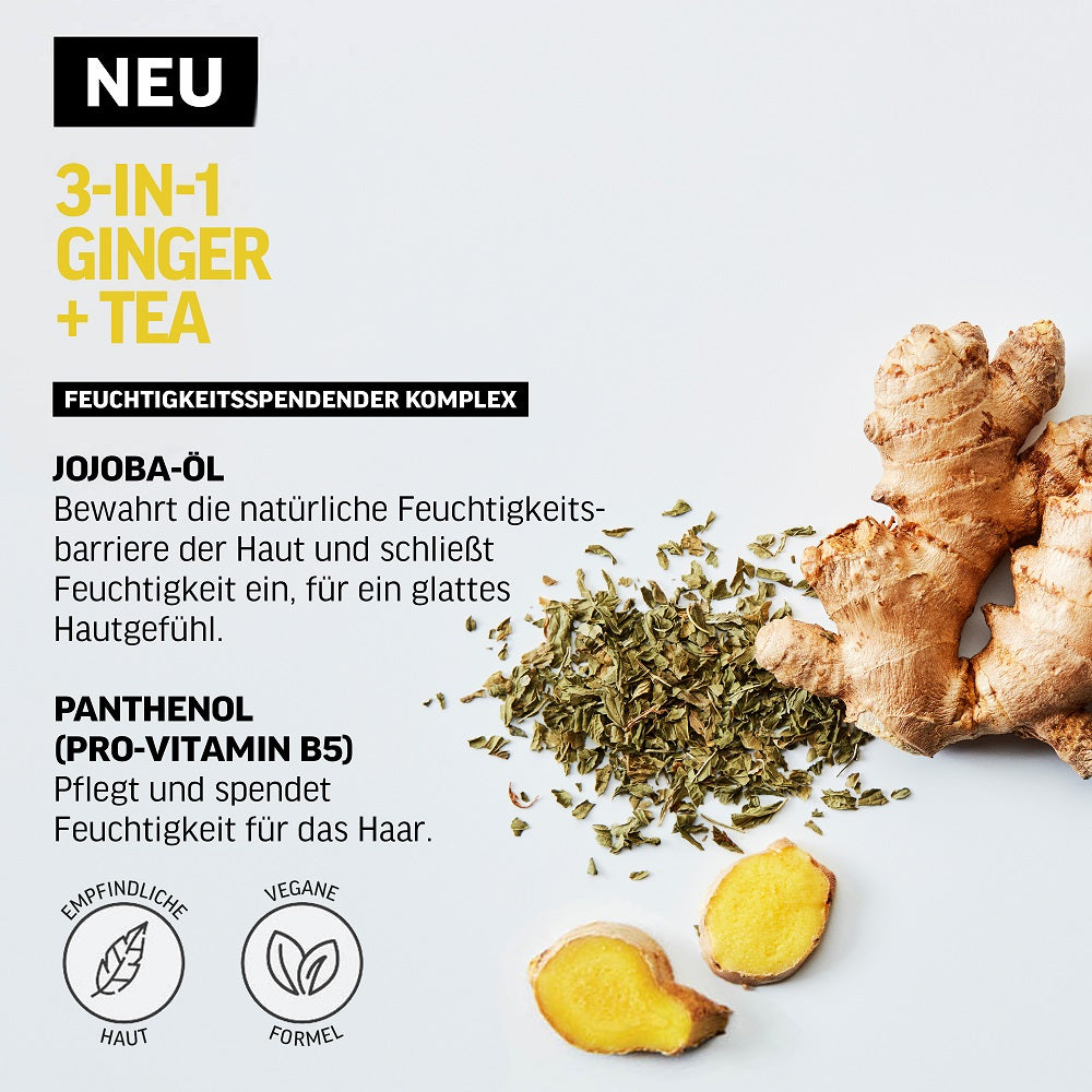 American Crew Ginger & Tea Energizing 3-in-1 Shampoo 1000ml