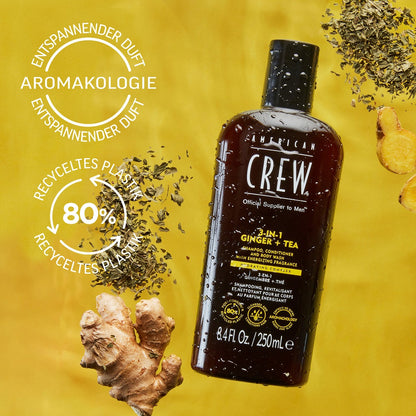 American Crew Ginger & Tea Energizing 3-in-1 Shampoo 1000ml