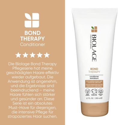 Biolage Bond Therapy XMAS Coffret - Shampoo 250 ml + Conditioner 200 ml + Leave-In Cream 150 ml
