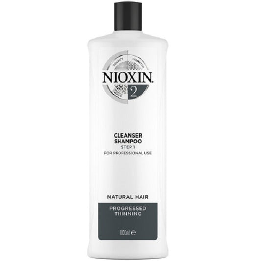 Wella Nioxin System 2 Cleanser Shampoo Step 1 1000 ml - Neu