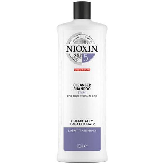 Wella Nioxin System 5 Cleanser Shampoo Step 1 1000ml - Neu