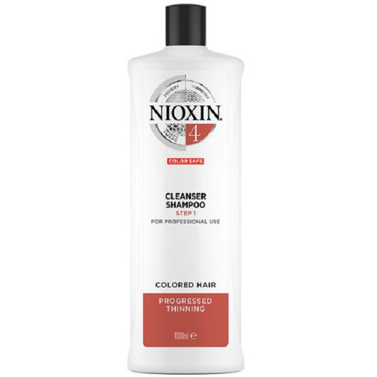 Wella Nioxin System 4 Cleanser Shampoo Step 1 1000ml - Neu