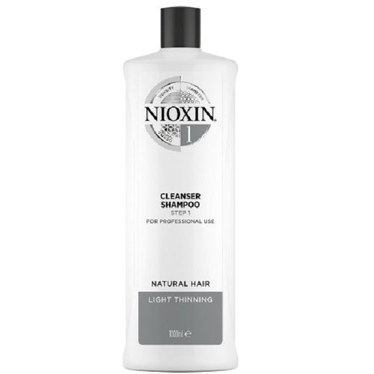 Wella Nioxin System 1 Cleanser Shampoo Step 1 1000ml - Neu