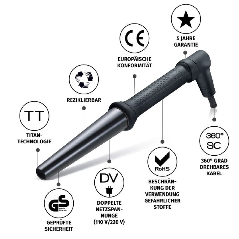 Golden Curl The Bambino Curler