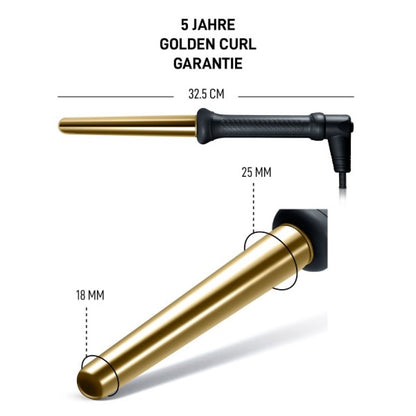 Golden Curl The Gold Curler - curling iron
