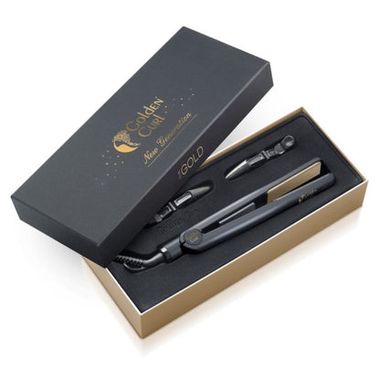 Golden Curl The Gold Straightener Black