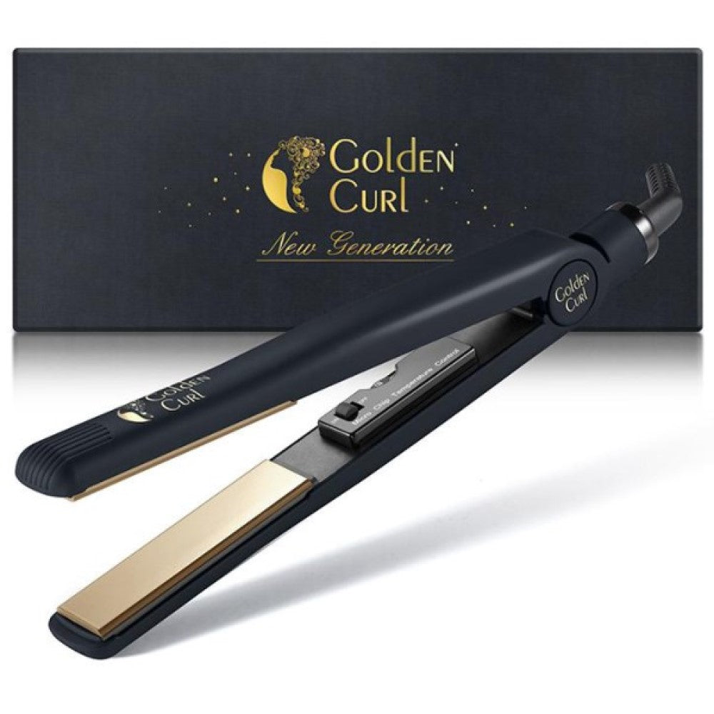 Golden Curl The Gold Straightener Black