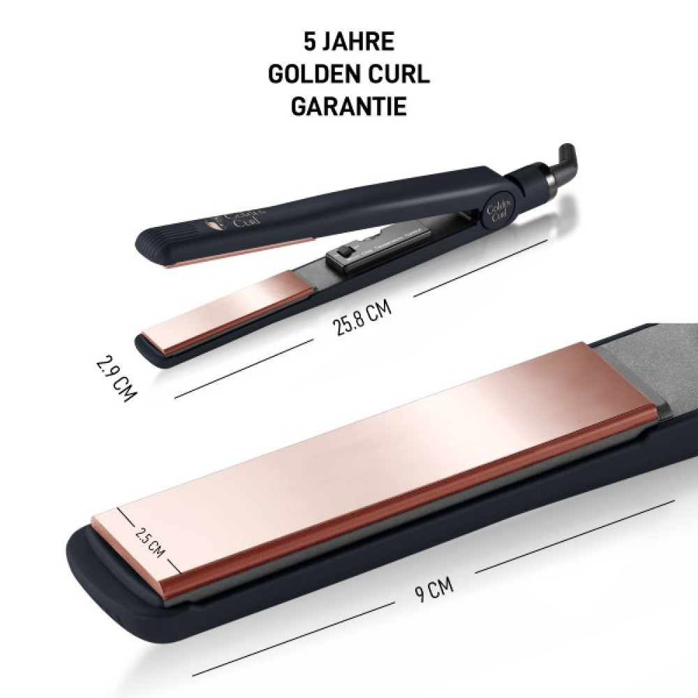Golden Curl The Rose Golden Straightener
