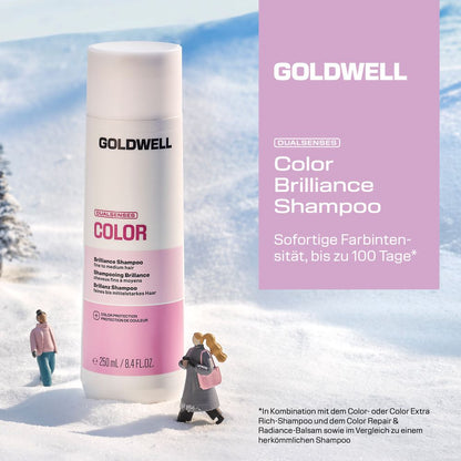 Goldwell Dualsenses Color Brillanz Geschenkset – Shampoo 250 ml + Conditioner 200 ml + Balsam 75 ml