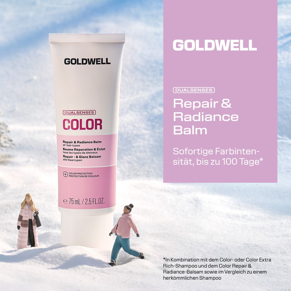 Goldwell Dualsenses Color Brillanz Geschenkset – Shampoo 250 ml + Conditioner 200 ml + Balsam 75 ml