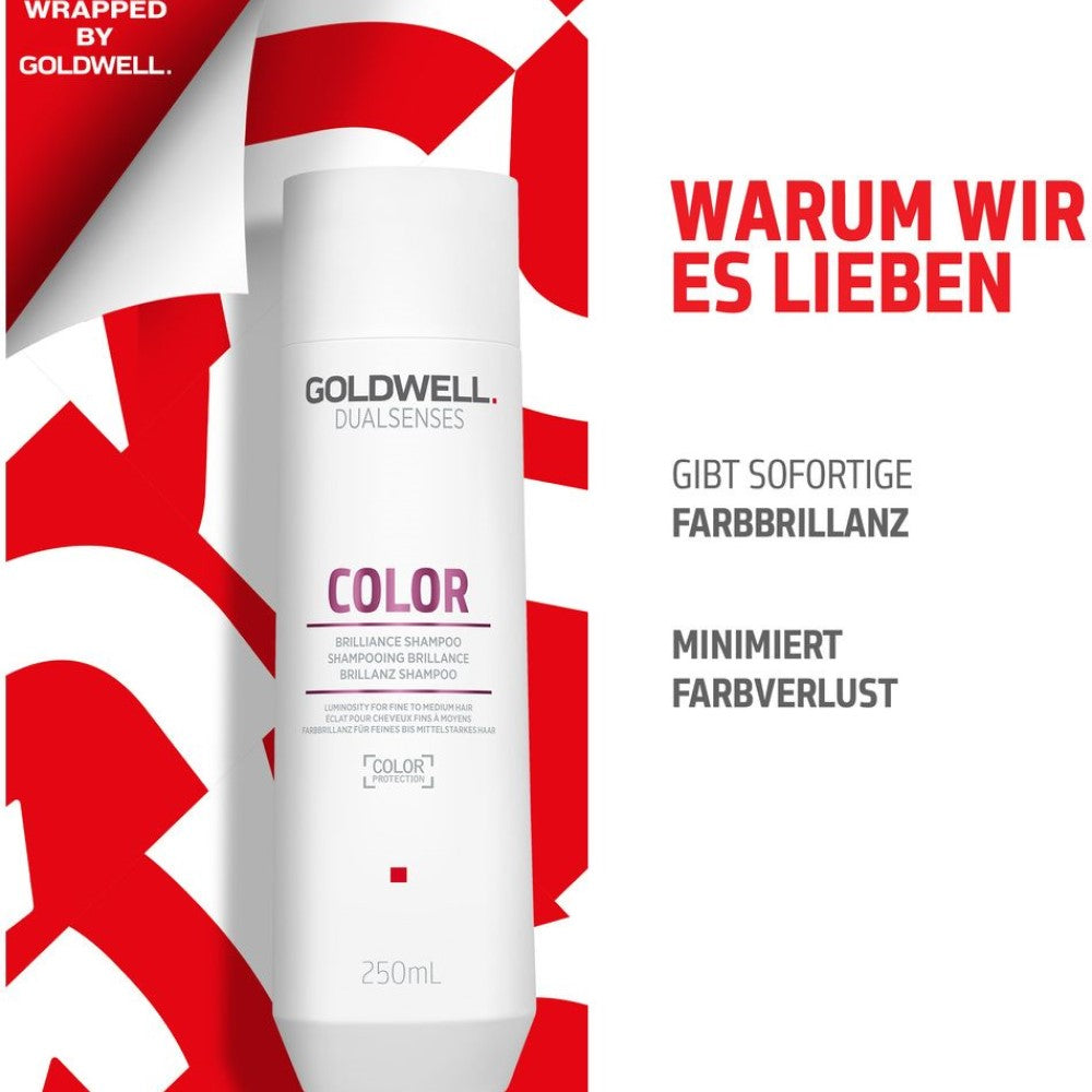 Goldwell Dualsenses Color Set - Shampoo 250 ml + Conditioner 200ml + Serum Spray 30ml
