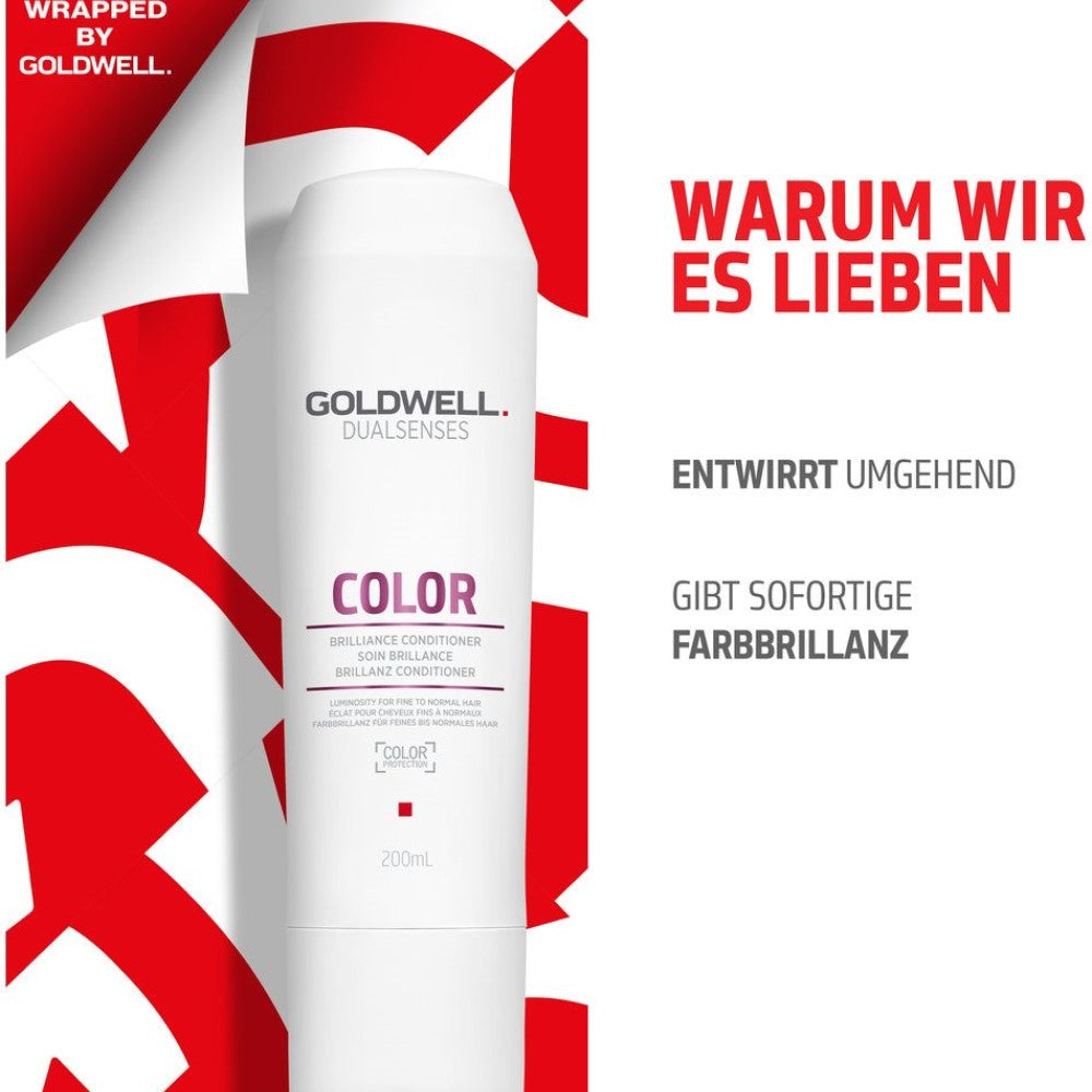 Goldwell Dualsenses Color Set - Shampoo 250 ml + Conditioner 200ml + Serum Spray 30ml
