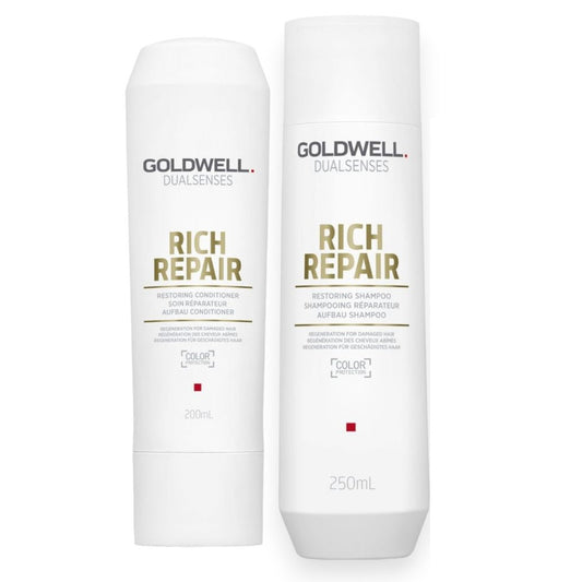 Goldwell Dualsenses Rich Repair Restoring Set - Shampoo 250ml + Conditioner 200ml