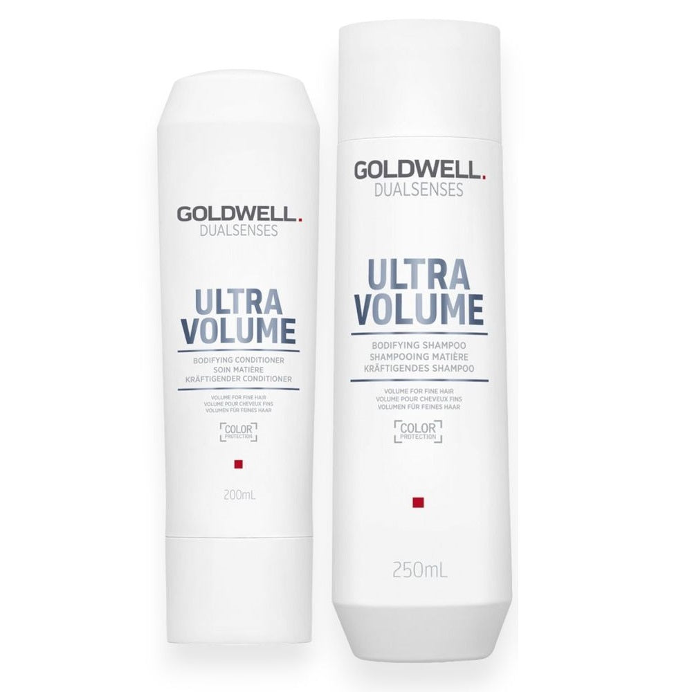 Goldwell Dualsenses Ultra Volume Set - Shampoo 250ml + Conditioner 200ml + Hairspray free
